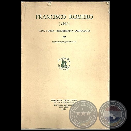 FRANCISCO ROMERO  (1891) - Autor: HUGO RODRÍGUEZ ALCALÁ - Año 1954